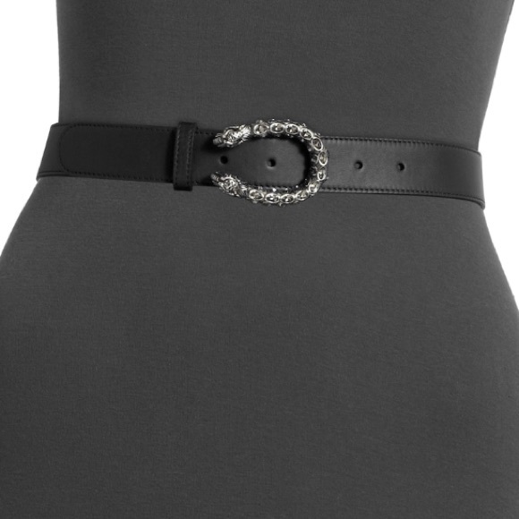 Gucci Dionysus Tiger head crystal and leather belt - Picture 4 of 4